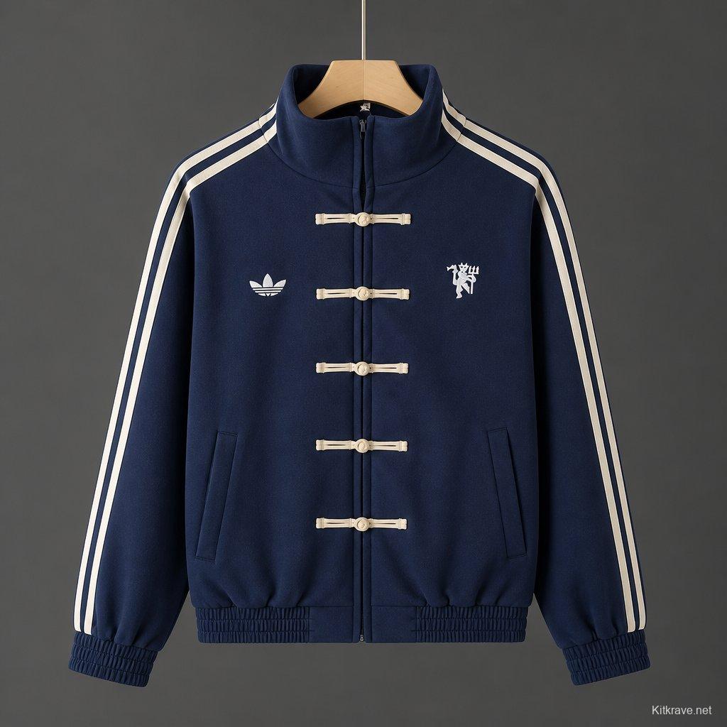 26/27 Manchester United  x Adidas New Year Limited Edition Navy Track Jacket