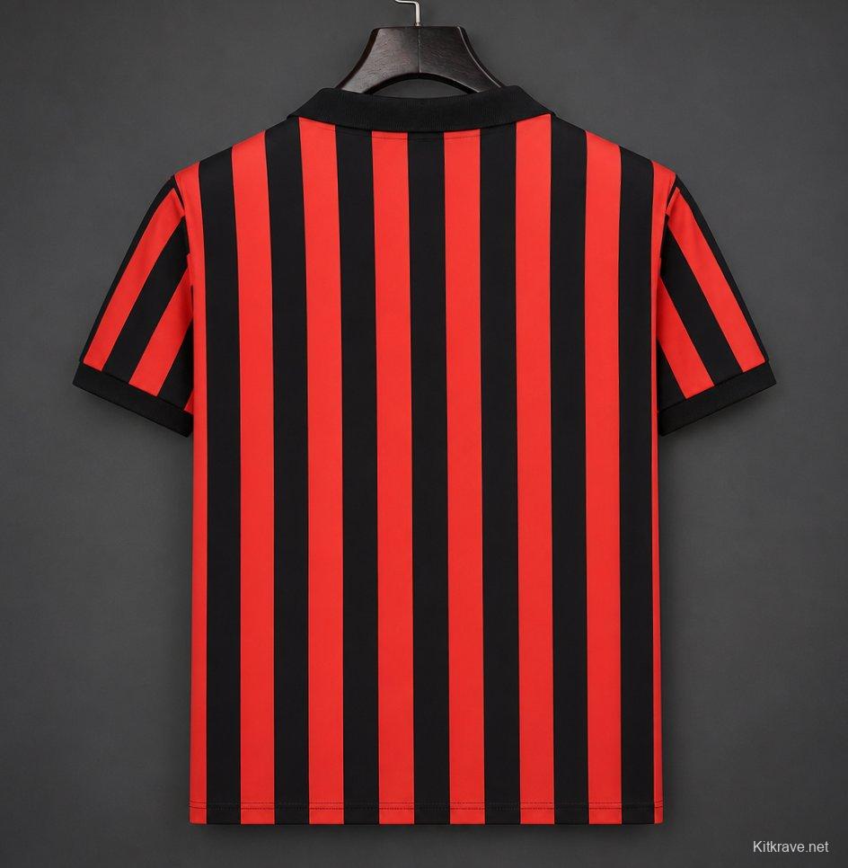 Retro 1963 AC Milan Home Jersey