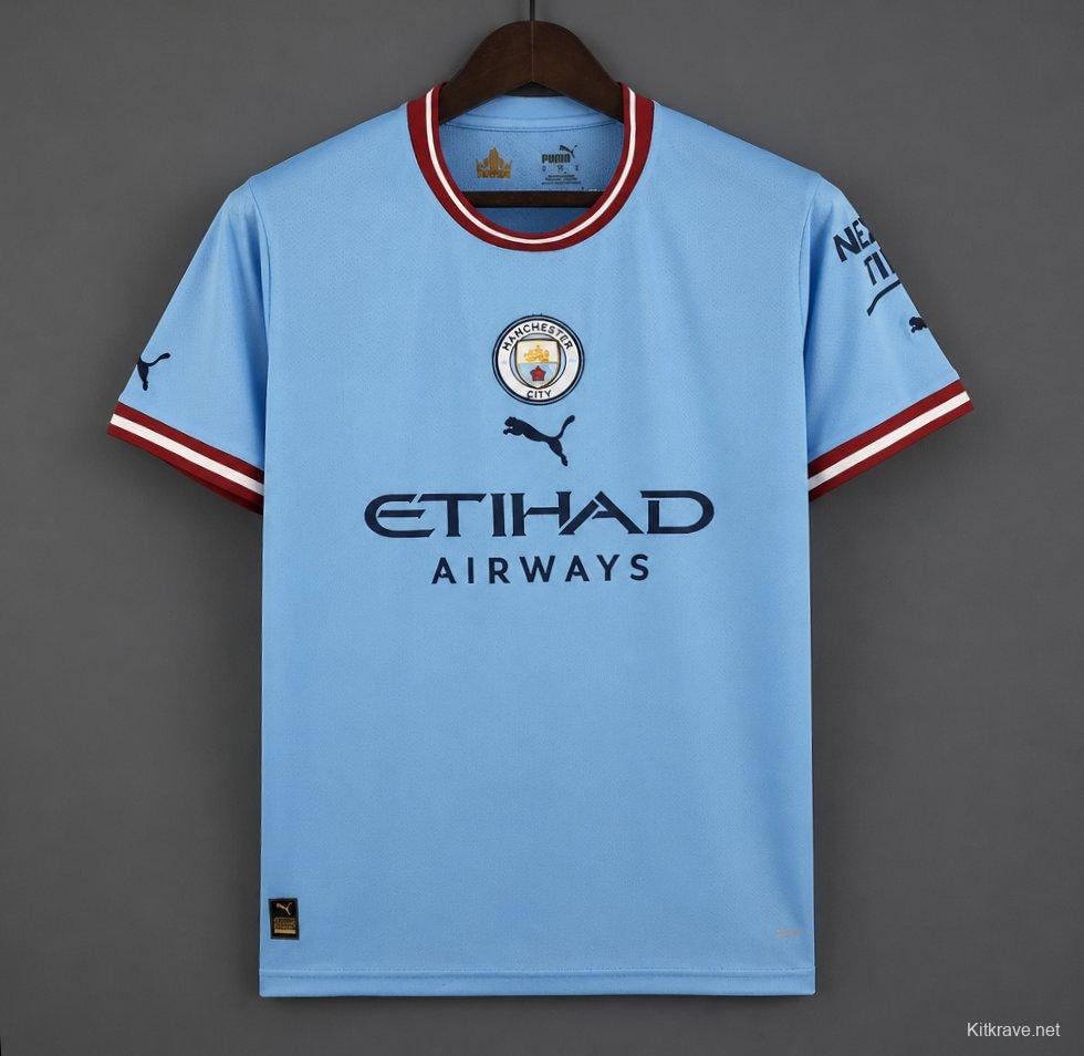 Retro 22/23 Manchester City Home Jersey