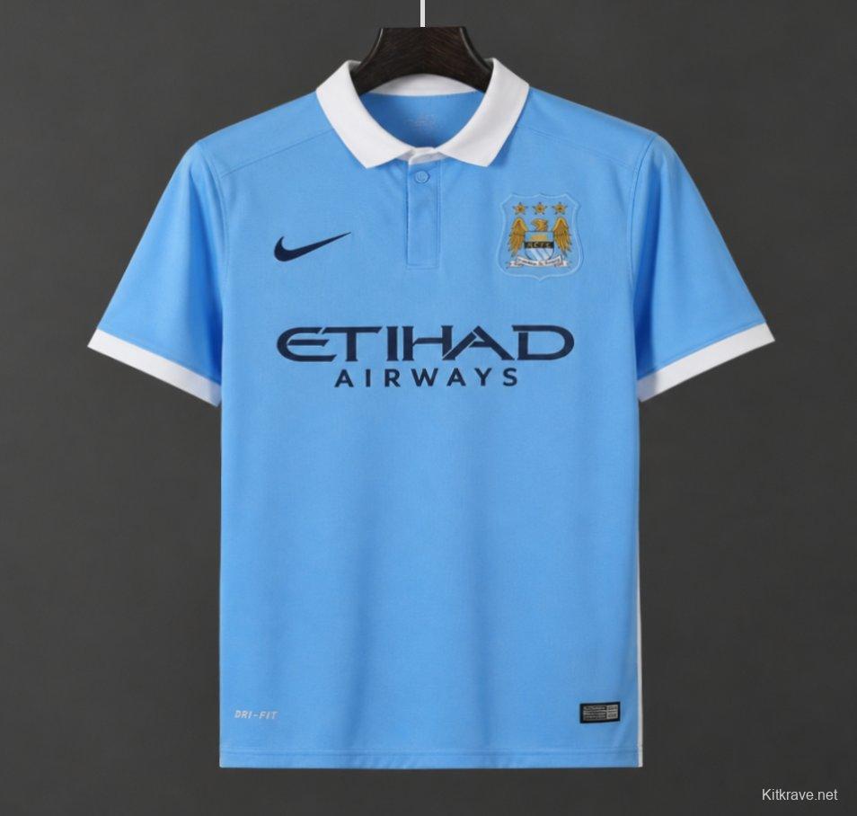 Retro 15/16 Manchester City Home Jersey