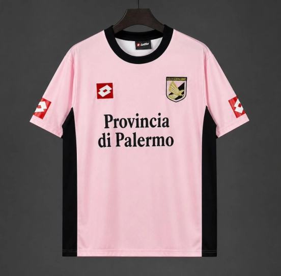 Retro 2004/06 U.S. Città di Palermo Pink & Black Home Jersey