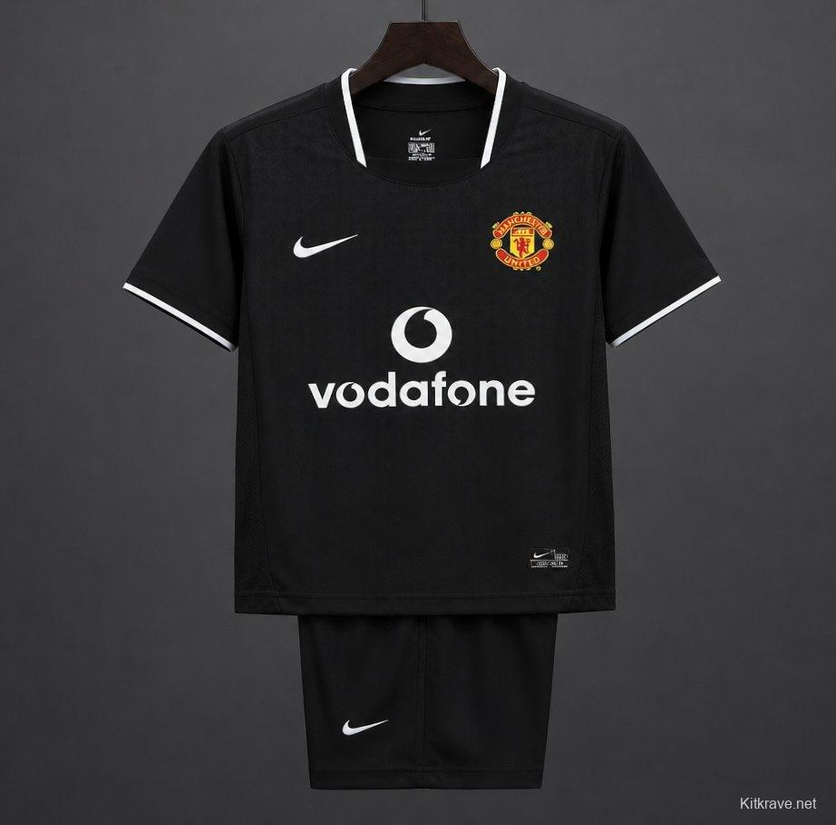 Retro Kids 03/04  Manchester United Away Jersey