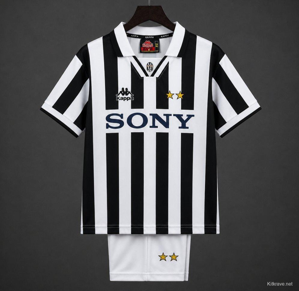 Retro Kids 95/97 Juventus Home Jersey