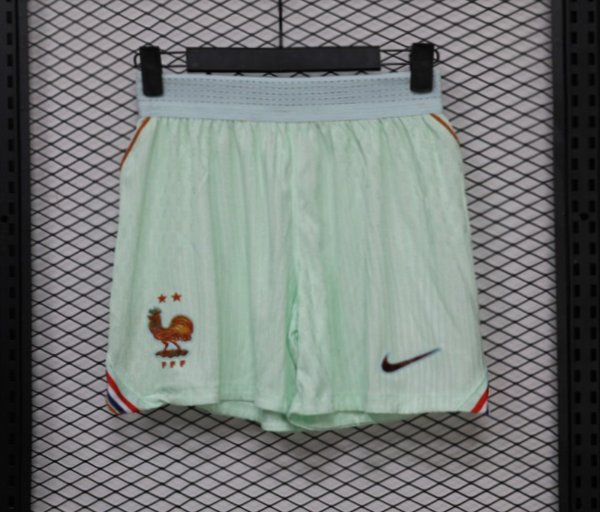Player Version 2026 France Mint Green Away Shorts