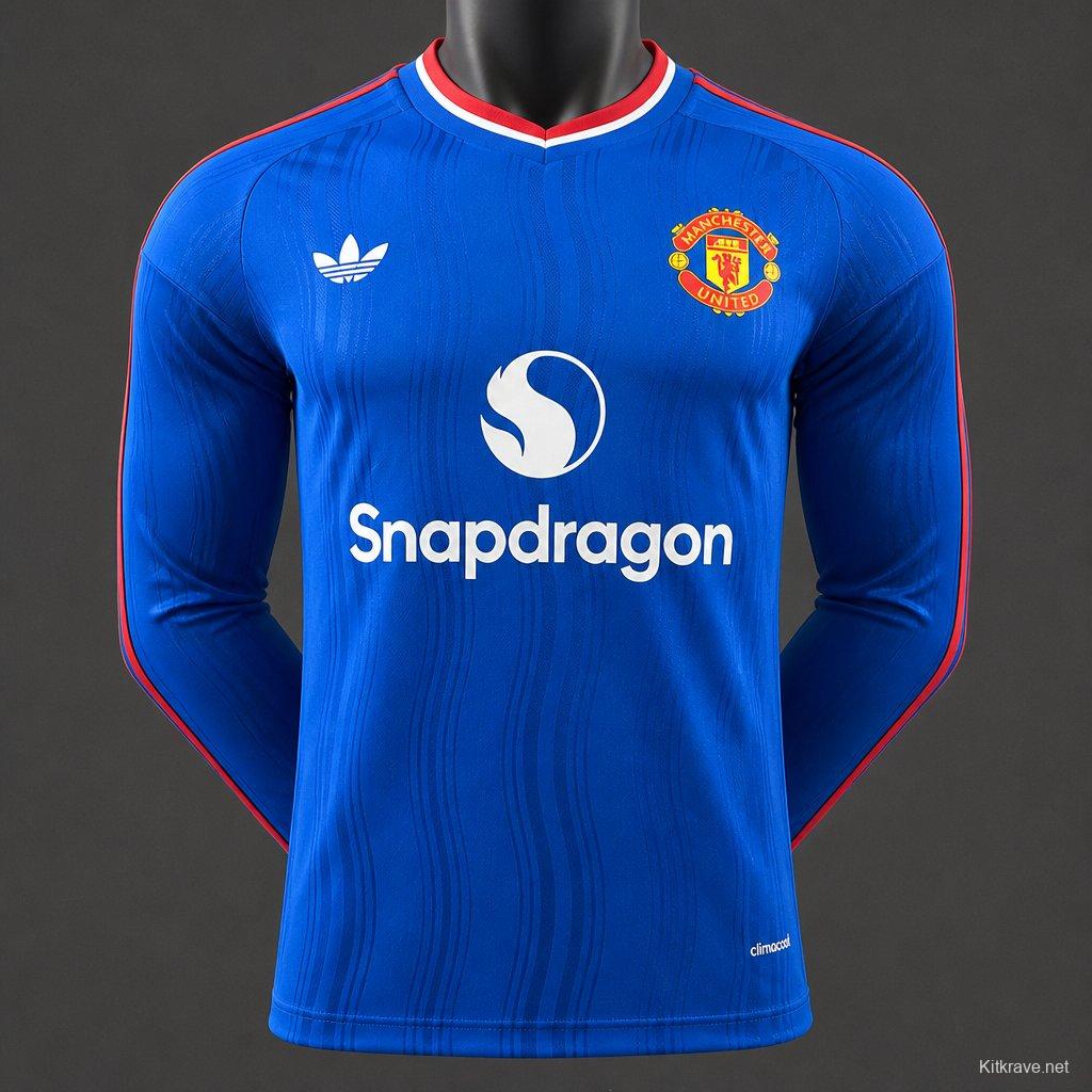 Player Version 26/27 Manchester United Away Long Sleeve Jersey