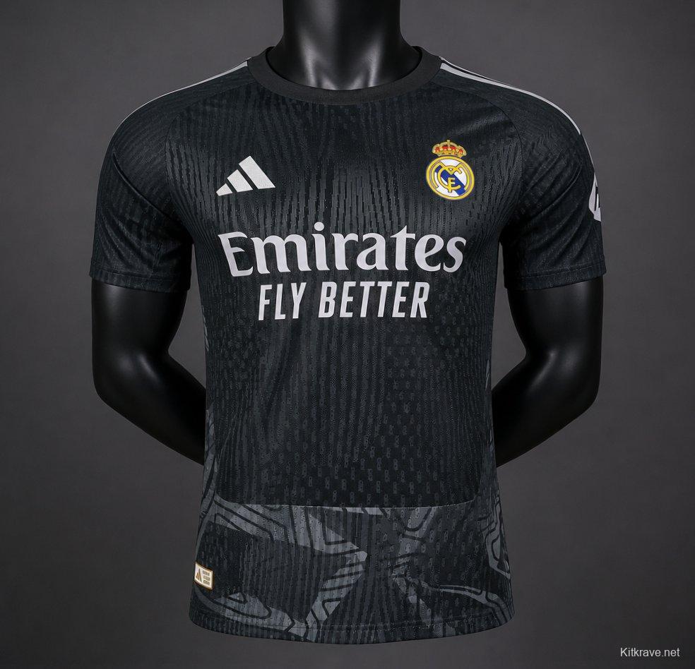 Player Version 26/27 Real Madrid Black Goalkeeper Jersey
