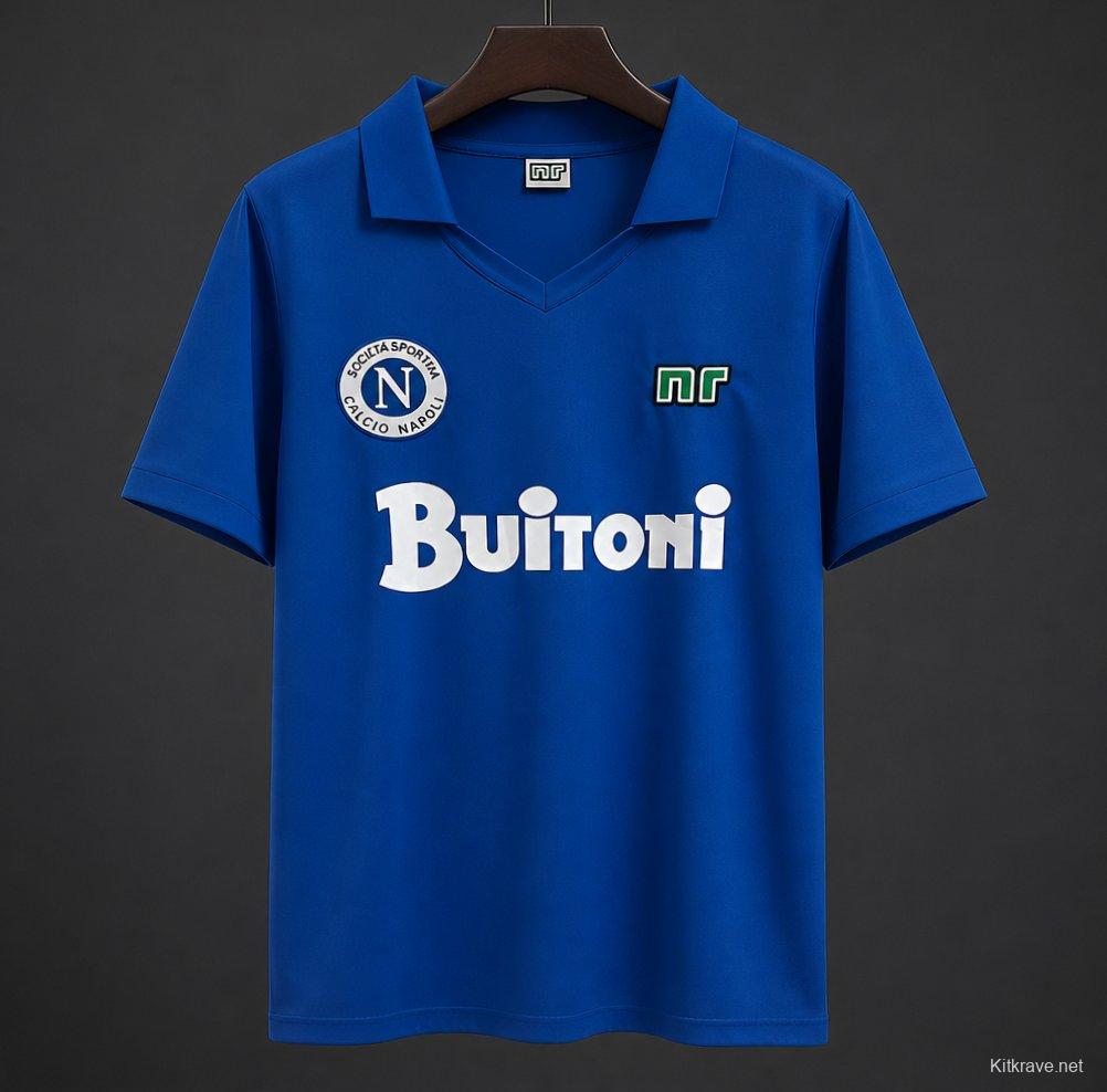 Retro 85/86 Napoli Home Jersey