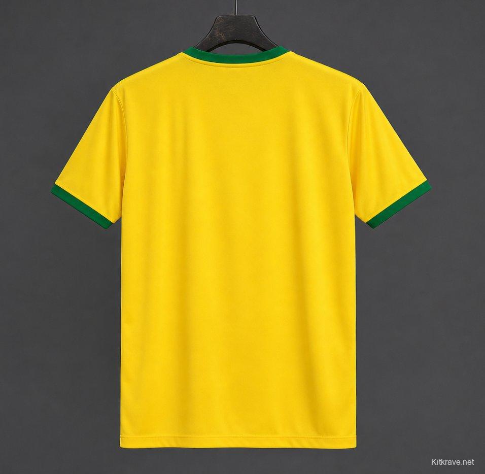 Retro 2014 Brazil Home Jersey