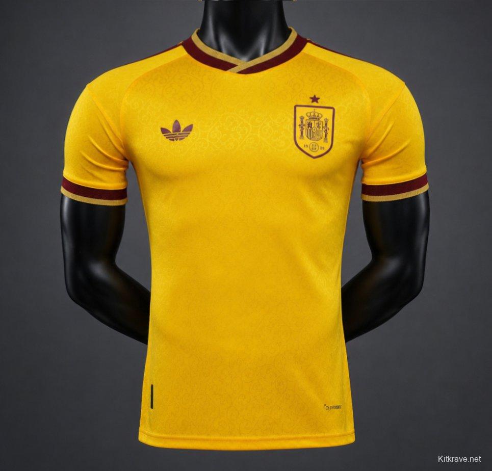 Player Version 2026 Spain Golden Special Jersey