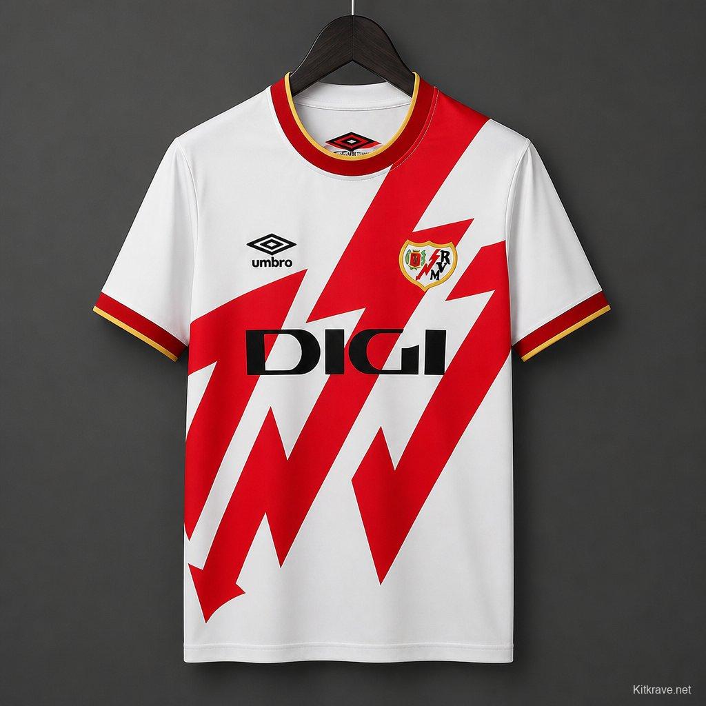 26/27 Rayo Vallecano Home Jersey