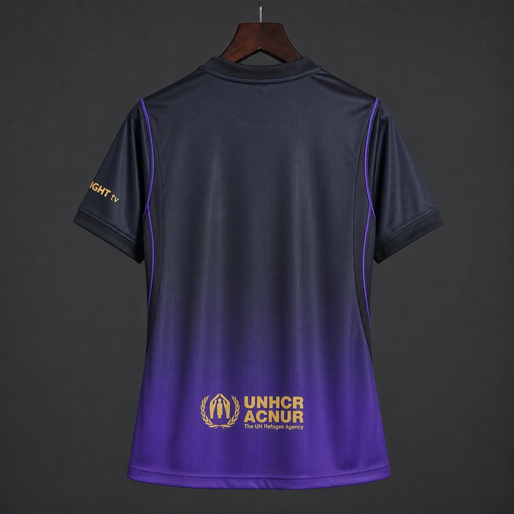 26/27 Women  Barcelona Away  Purple Jersey