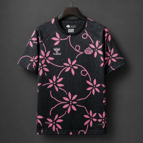 26/27 Sunderland AFC Away Black with Pink training Jersry