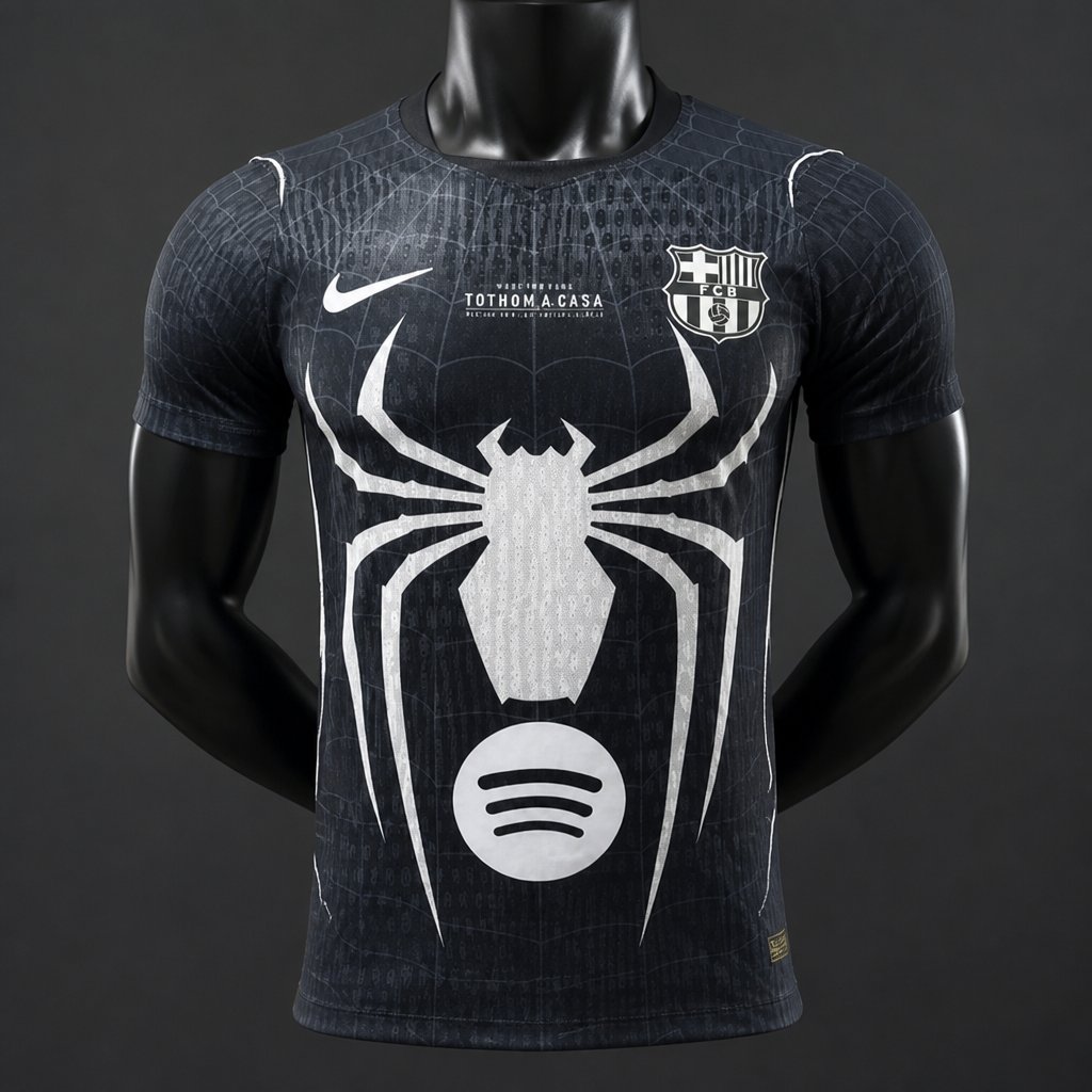 Player Version 26/27 Barcelona x Spider-Man Black Special Edition Jersey