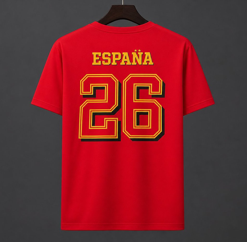 2026 Spain World Cup Champion Red T-Shirt