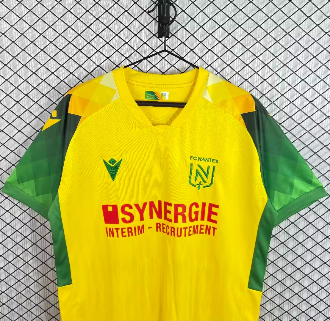 26/27 FC Nantes Yellow & Green Home Jersey