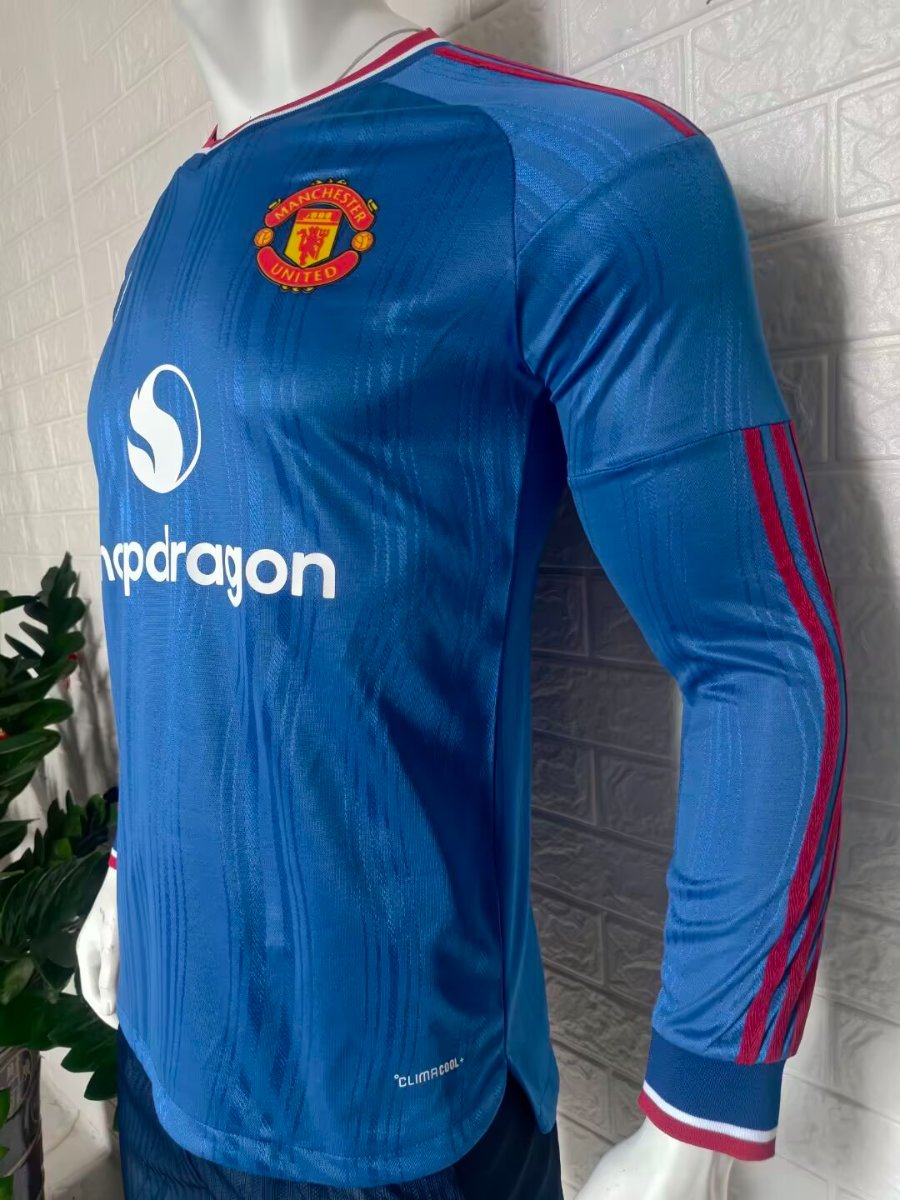 Player Version 26/27 Manchester United Away Long Sleeve Jersey