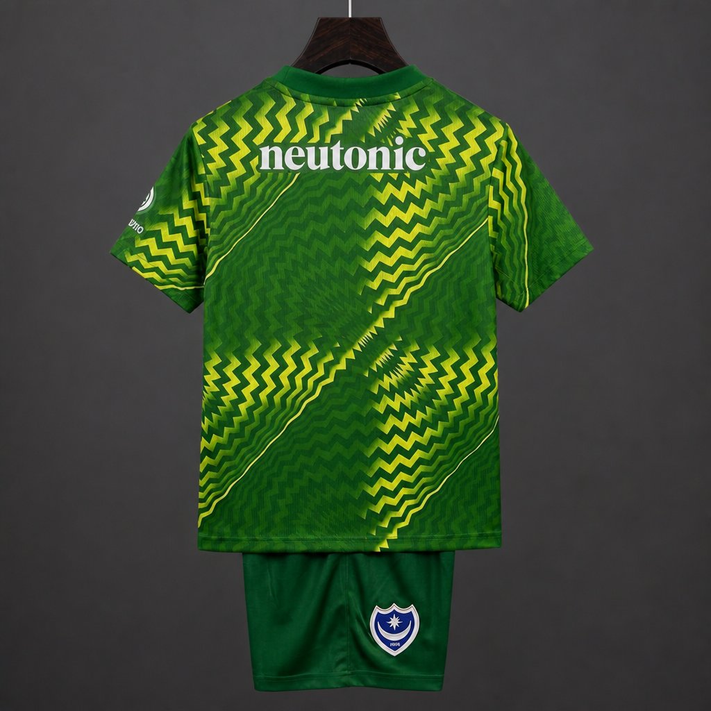 26/27 Kids Portsmouth Green Goalkeeper Jersey