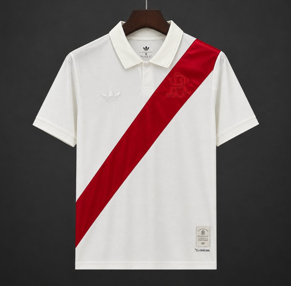 26/27 River Plate 125Th Anniversary Off‑white Jersey