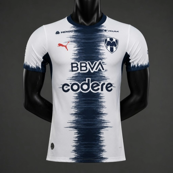 Player Version 26/27 Monterrey Away White Navy Jersey