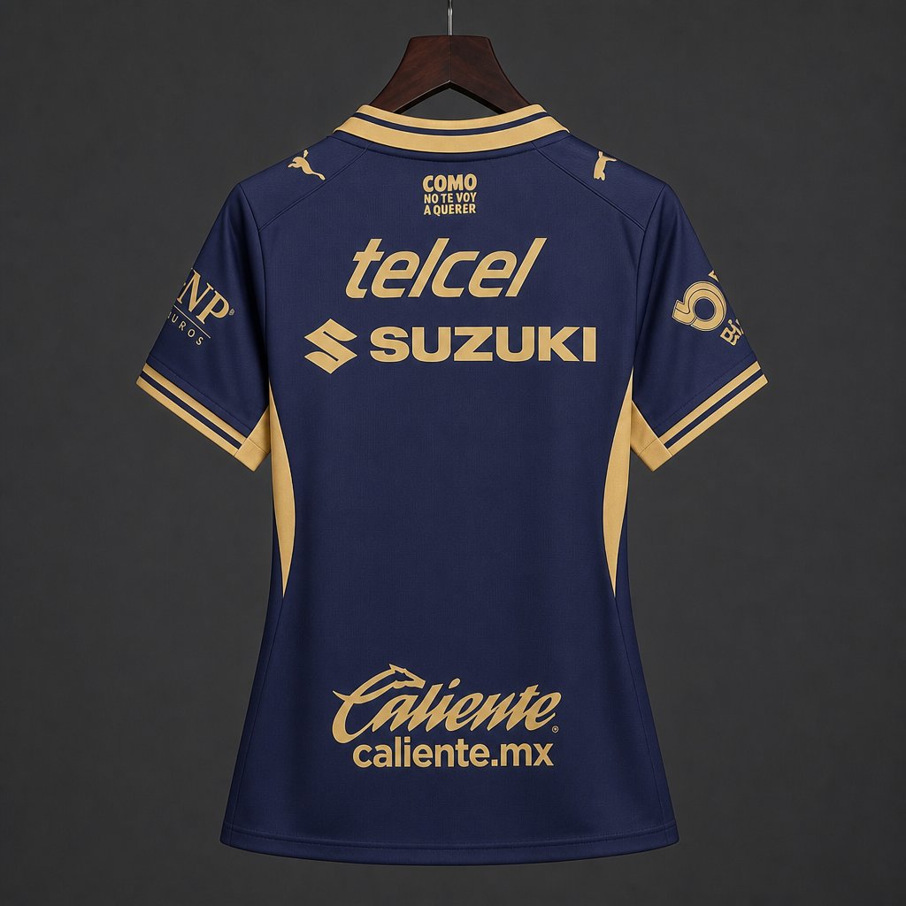 26/27 Women  Pumas Home  Navy Blue Jersey