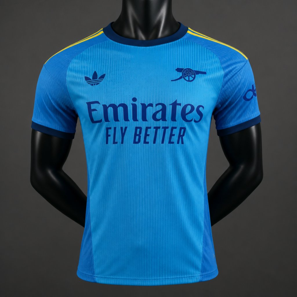 Player Version 26/27 Arsenal  Away Goalkeeper Blue Jersey