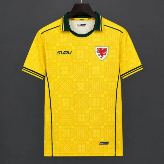 26/27 Wales Away Yellow Jersey