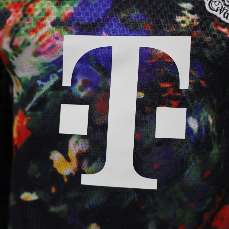 Player Version 26/27 FC Bayern München Black with Floral Abstract Allover Print Third Jersey