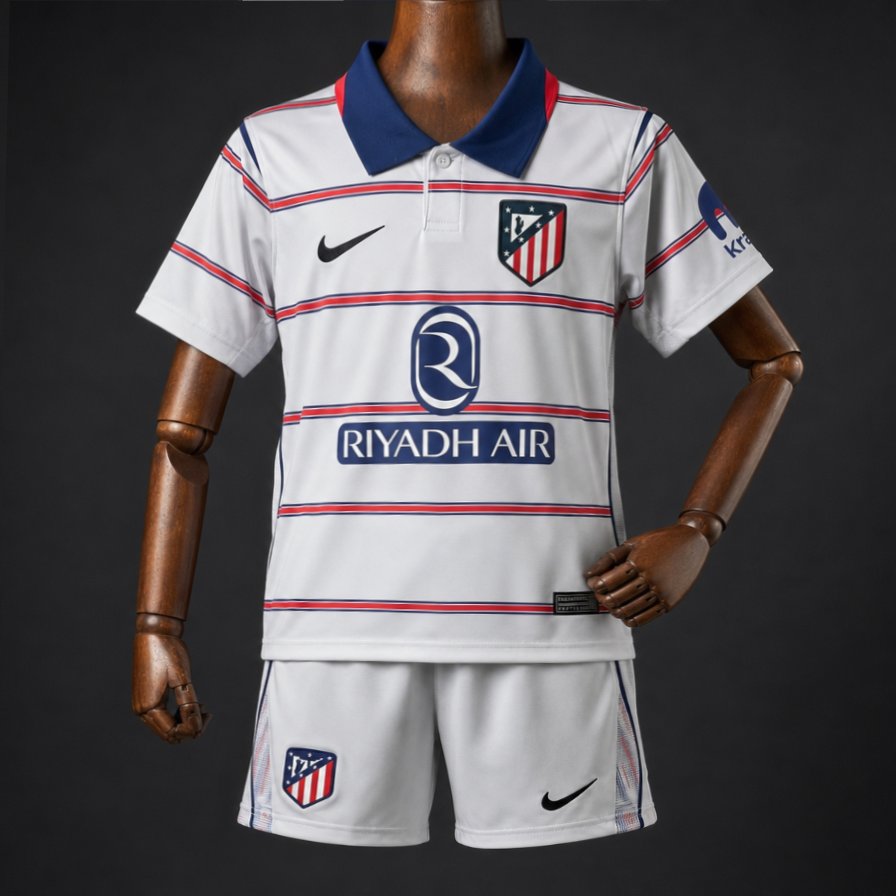 26/27 Kids Atletico Madrid Third Grey  Jersey