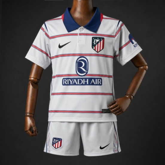 26/27 Kids Atletico Madrid Third Grey  Jersey