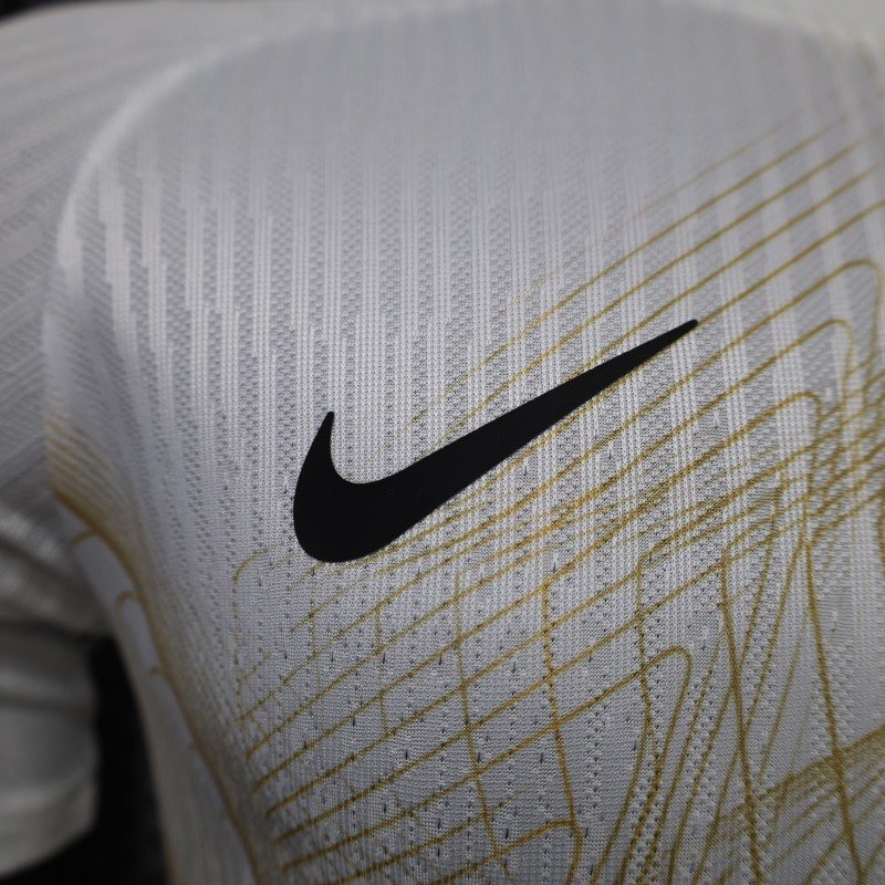 Player Version 26/27 PSG/Paris Saint-Germain Pre-Match White/Gold Jersey