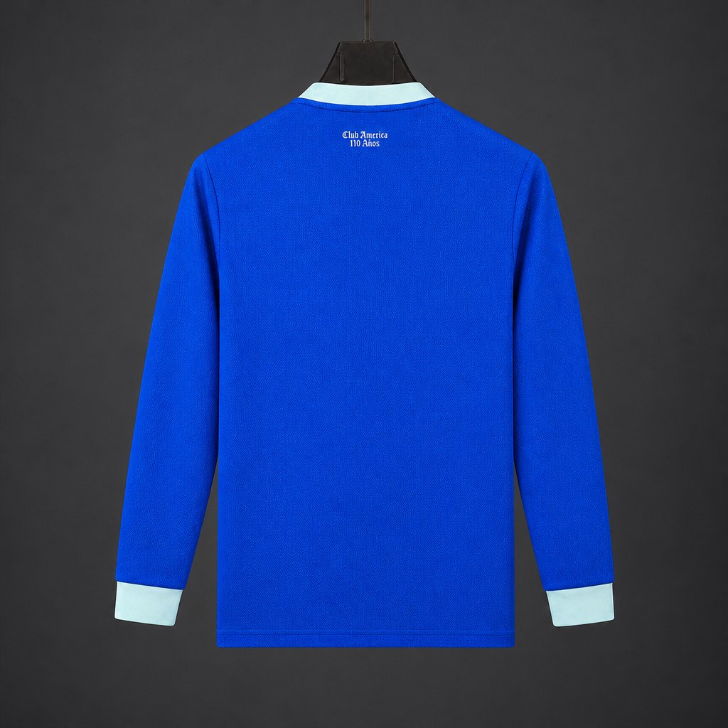26/27 Club America 110 Years Anniversary Goalkeeper Long Sleeve Blue Jersey