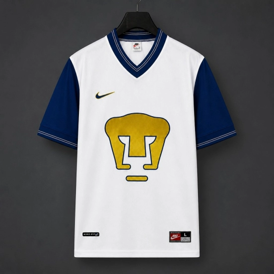 Retro 98/99 Pumas UNAM Home White Jersey