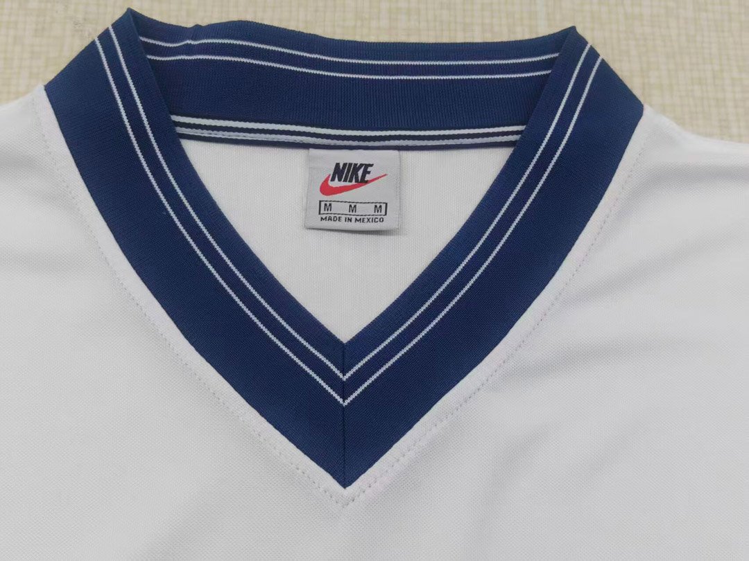 Retro 98/99 Pumas UNAM Home Long Sleeve White Jersey