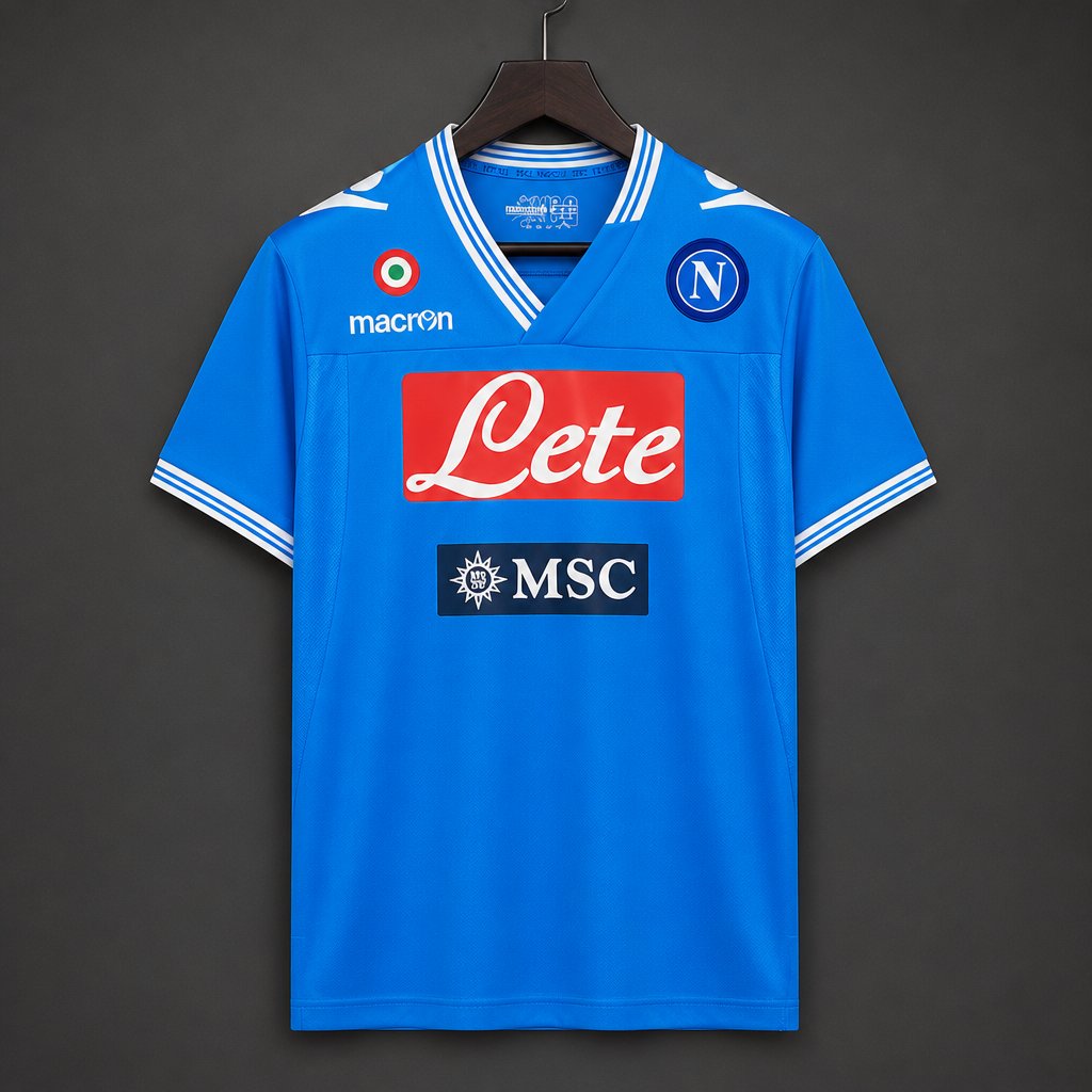 Retro 12/13 Napoli Home Blue Jersey
