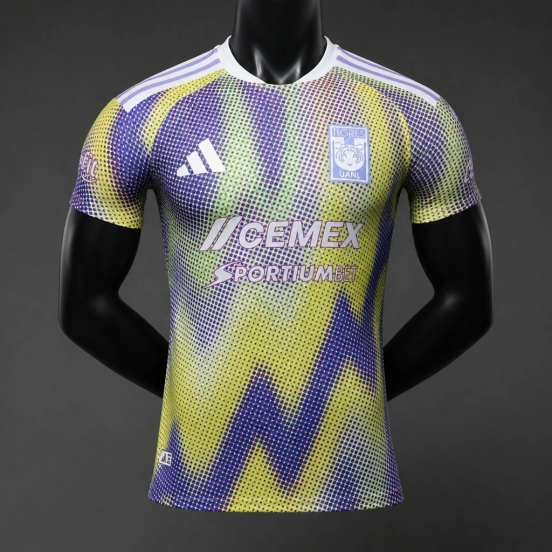 Player Version 26/27 Tigres UANL Away Yellow Purple Jersey