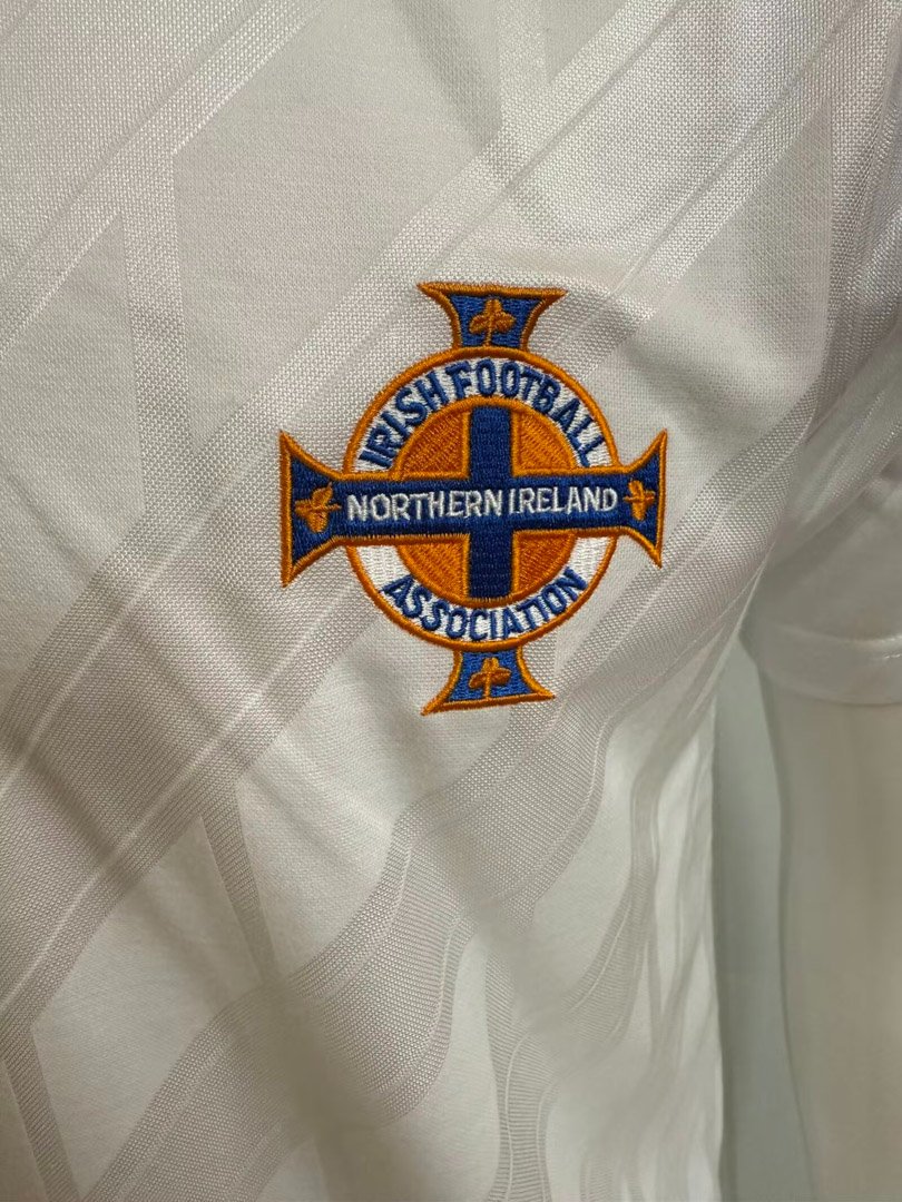 Retro 1986 Northern Ireland Away White Jersey